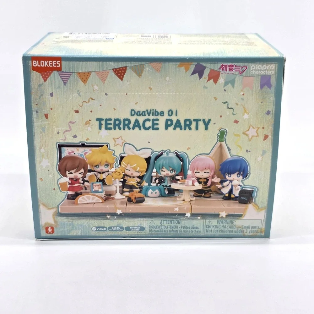 Blokees Hatsune Miku DaaVibe 01 Terrace Party Sealed Case of 6 Blind Boxes
